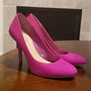 Hot pink heels